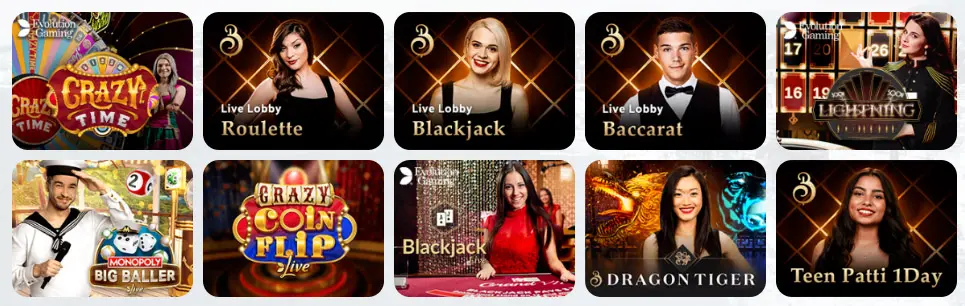 Jeux de casino en direct PLAY REGAL CASINO