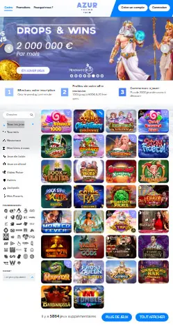 l'application et interface Play Regal Casino
