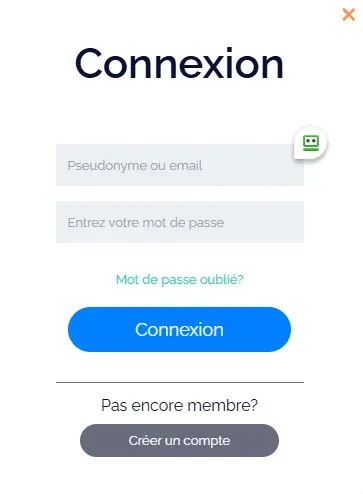 Connexion des membres du Play Regal Casino
