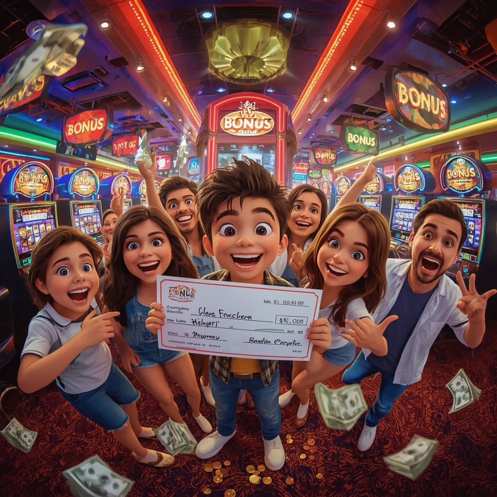 bonus dans les mains d'un homme au Play Regal Casino