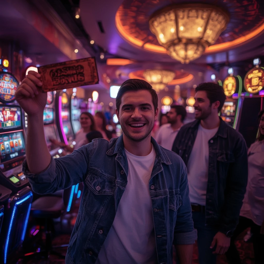 une personne tenant un bonus Play Regal Casino